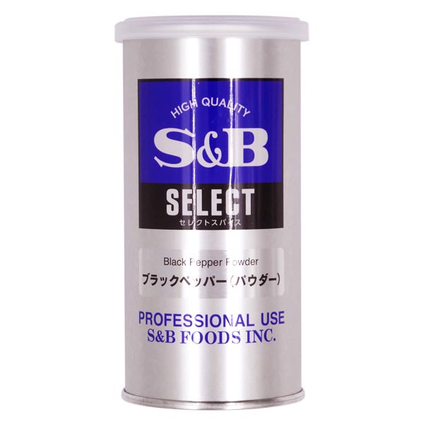 S&B エスビー ブラックペッパー パウダー S缶 100g