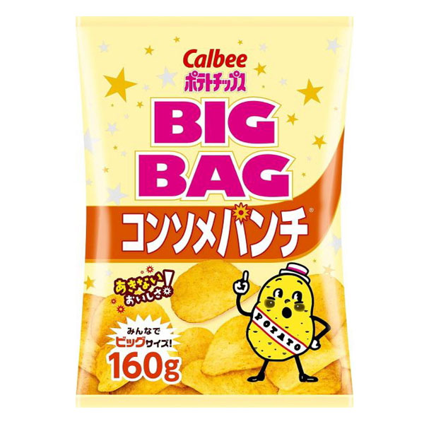 カルビー ポテトチップス コンソメパンチ BIGBAG ビッグバッグ 1箱12入