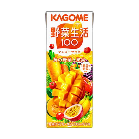 カゴメ 野菜生活100 マンゴーサラダ ホームパック 900ml