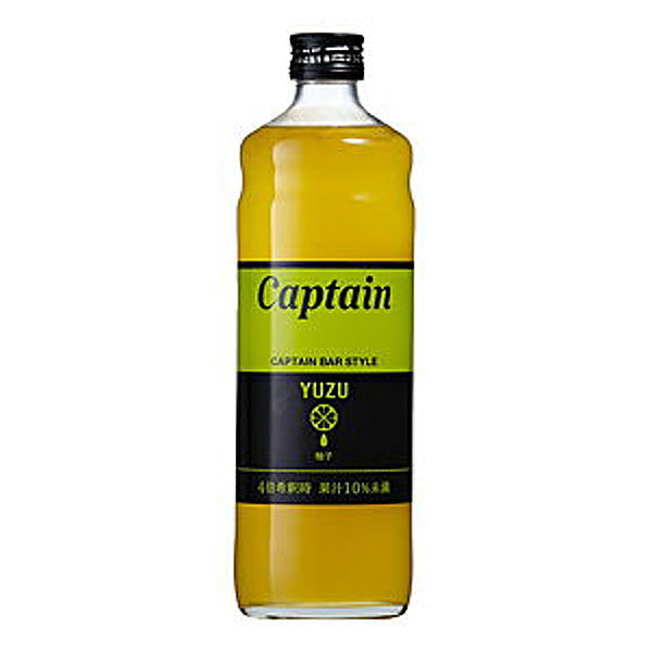 中村商店 Captain キャプテン ゆず 瓶 600ml