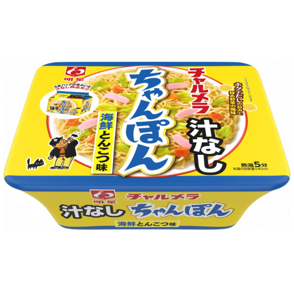 明星 チャルメラ 汁なしちゃんぽん 1箱12食