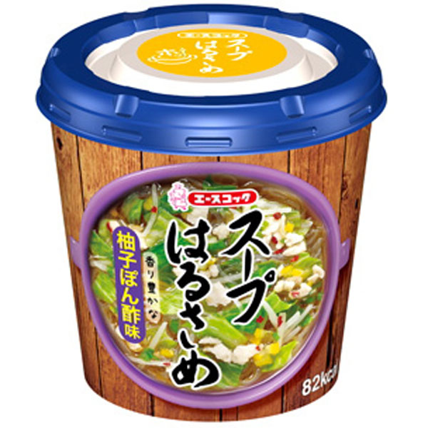 エースコック スープはるさめ 柚子ぽん酢味 1箱6食