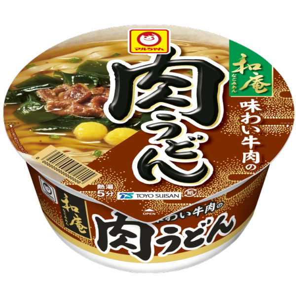 東洋水産 マルちゃん 和庵 味わい牛肉の肉うどん 1箱12食