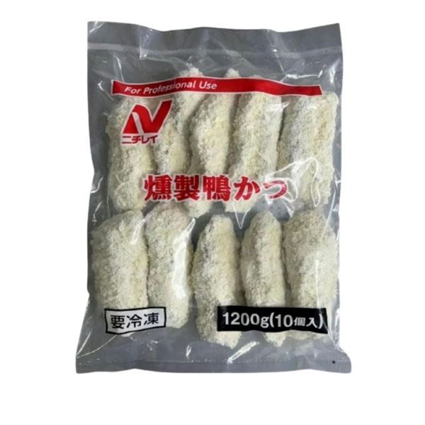 ニチレイ 燻製 鴨 かつ 1200g(120g×10個)