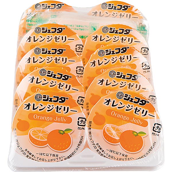 オレンジゼリー 40g×10個　JFDA ジェフダ