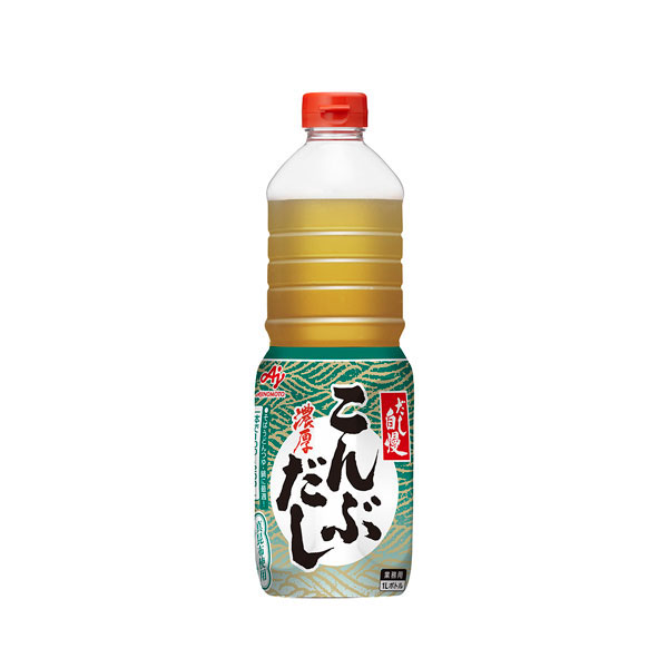 Ajinomoto だし自慢 濃厚こんぶだし 1000ml (1L) ボトル