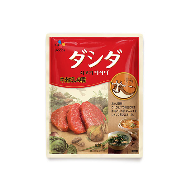 CJ FOODS 牛肉 ダシダ 100g 牛肉だしの素 韓国調味料