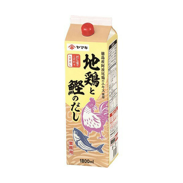 ヤマキ 八方だし 地鶏と鰹のだし 1.8L