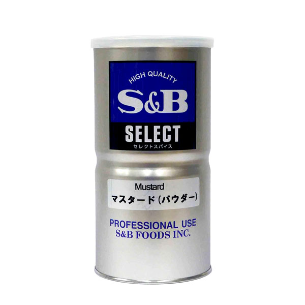 S&B エスビー マスタード パウダー L缶 400g