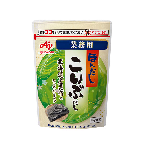 Ajinomoto ほんだし こんぶだし 1kg 顆粒タイプ チャック付袋