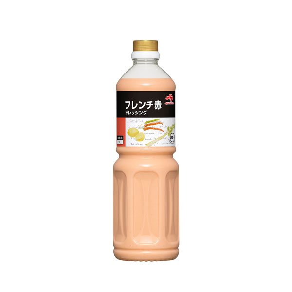 Ajinomoto 味の素KK フレンチ赤 ドレッシング 1000ml (1L)