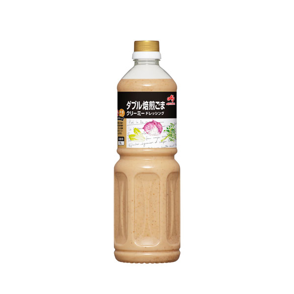 Ajinomoto 味の素KK ダブル焙煎 ごまクリーミー ドレッシング 1000ml (1L)