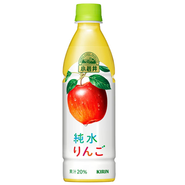 キリン 小岩井 純水りんご ペット430ml 1箱24本