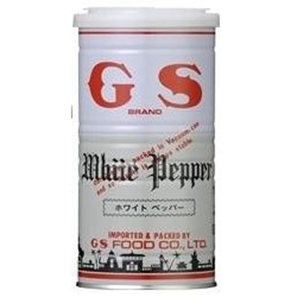 GS ジーエスフード ホワイトペッパー 缶400g
