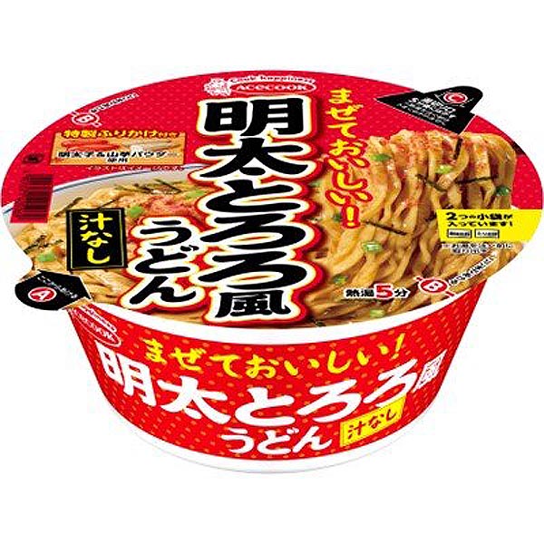 エースコック 明太とろろ風うどん 1箱12食