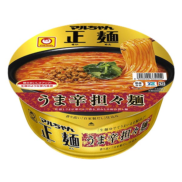 東洋水産 マルちゃん正麺 カップ うま辛担々麺 1箱12食