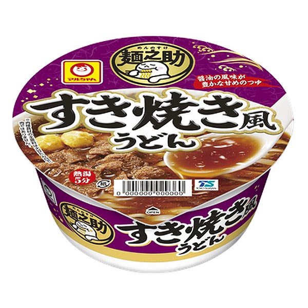 東洋水産 マルちゃん 麺之助 すき焼き風うどん 1箱12食