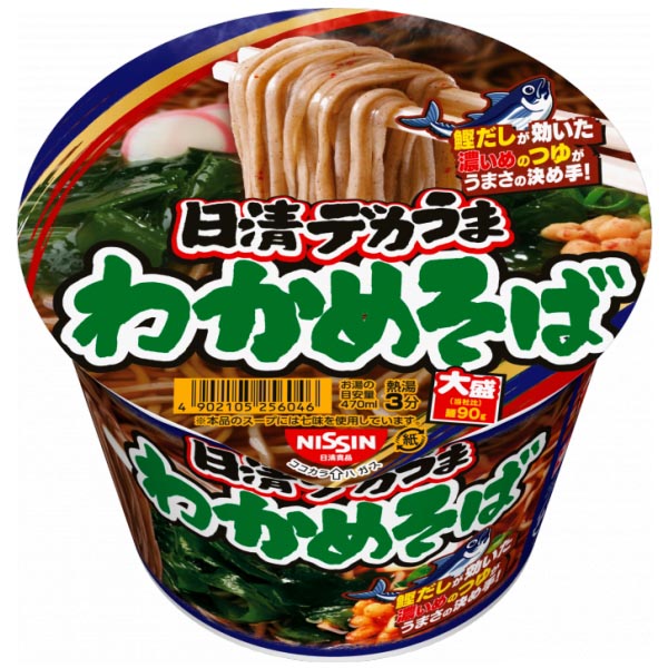 日清食品 日清デカうま わかめそば 1箱12食