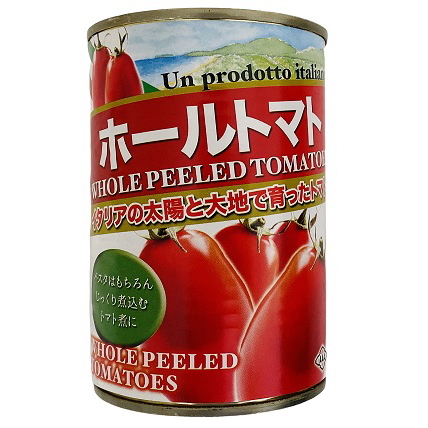 朝日 ホールトマトピューレーづけ 缶400g