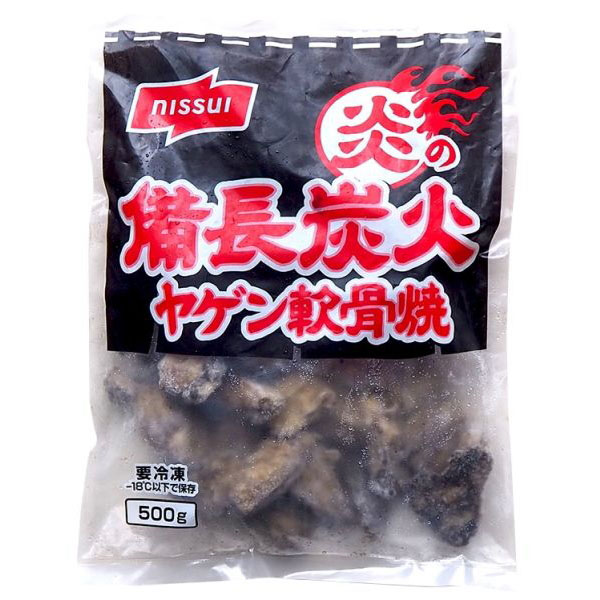 ニッスイ 炎の備長炭火 ヤゲン軟骨焼 500g