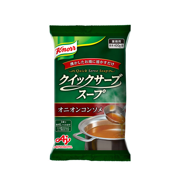 Ajinomoto クノール クイックサーブスープ オニオンコンソメ 400g 袋