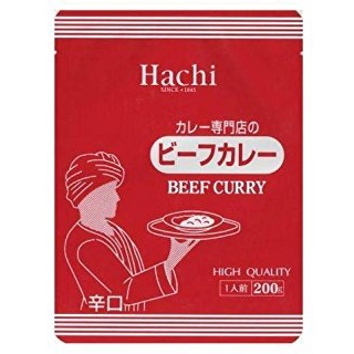 Hachi ハチ カレー専門店のビーフカレー 辛口 200g