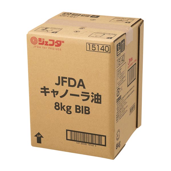 キャノーラ油 8kg バッグインボックス JFDA ジェフダ