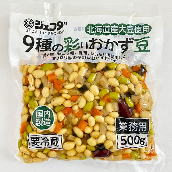 JFDA ジェフダ 9種の彩りおかず豆 500g (冷蔵タイプ)